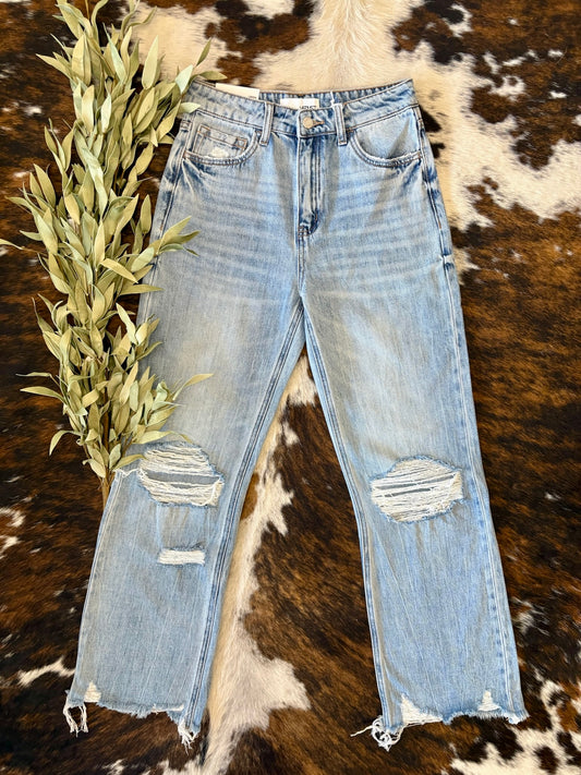 90's Vintage Straight Vervet By Flying Monkey Jeans