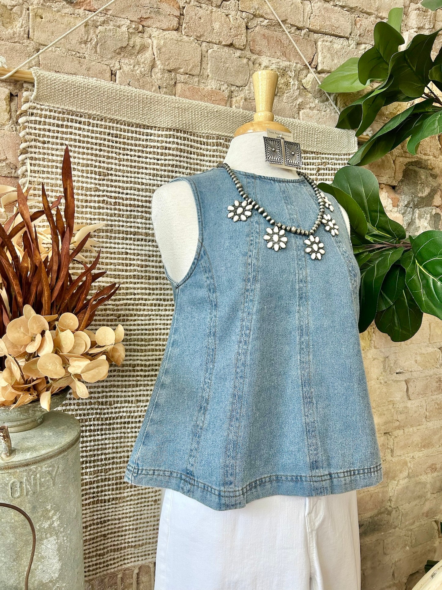 Outskirts Of Town Denim Tank