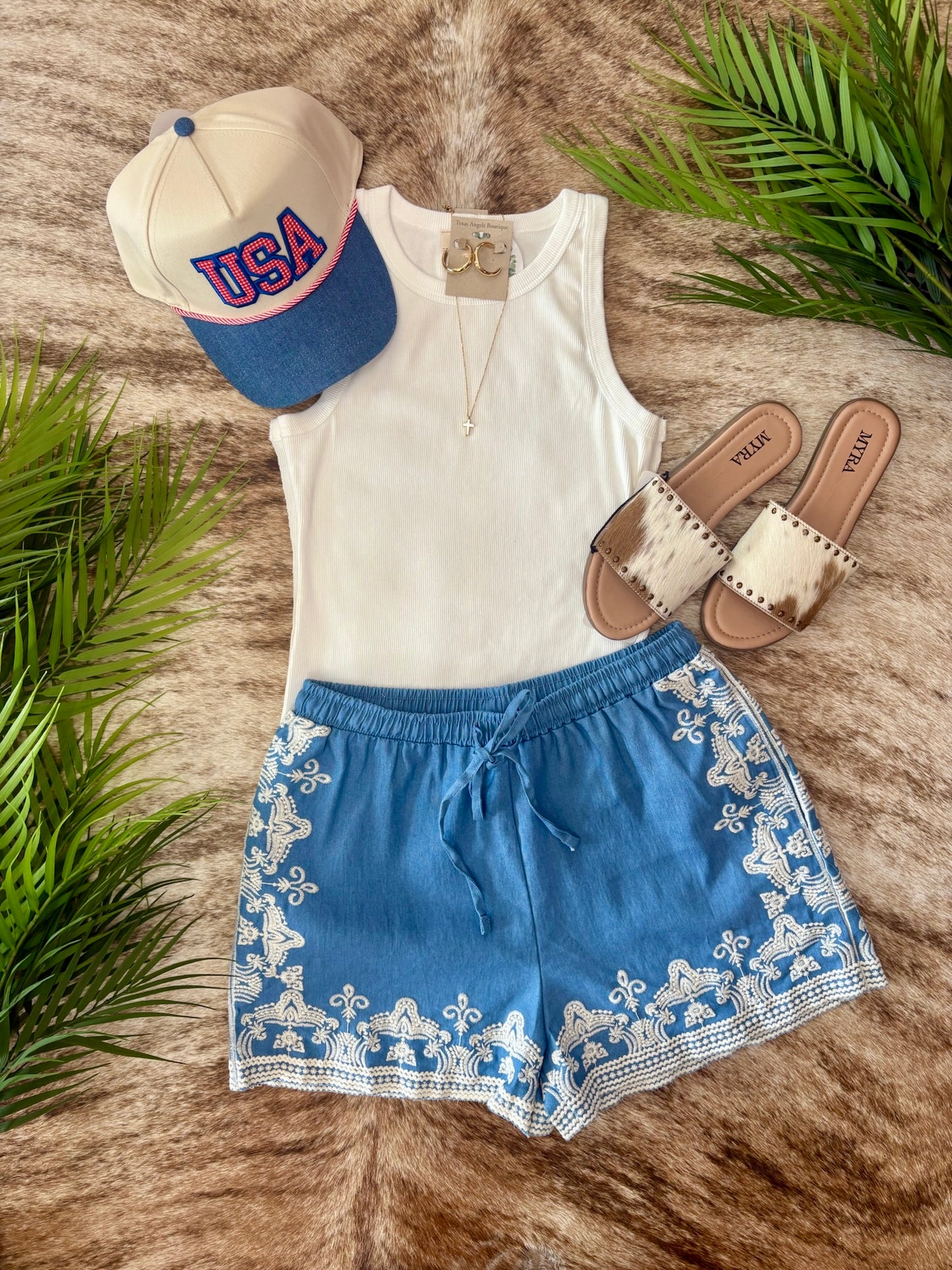 Why Not White Tank Top