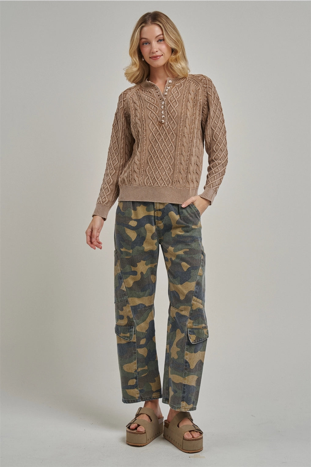 Cant You See Camo Cargo Pants