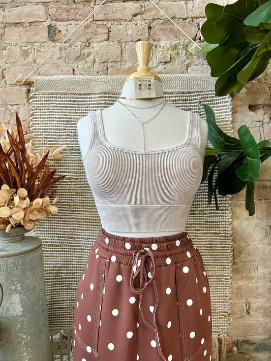 Simple Task Ash Mocha Tank Top
