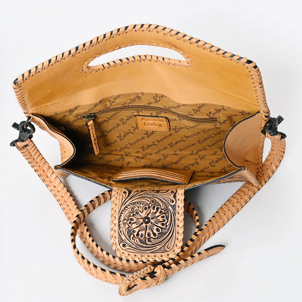 American Darling Tooled Leather Crossbody