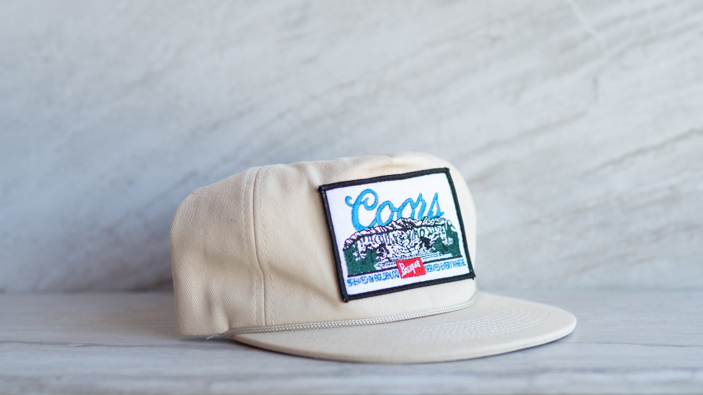 Beige Coors Trucker Hat