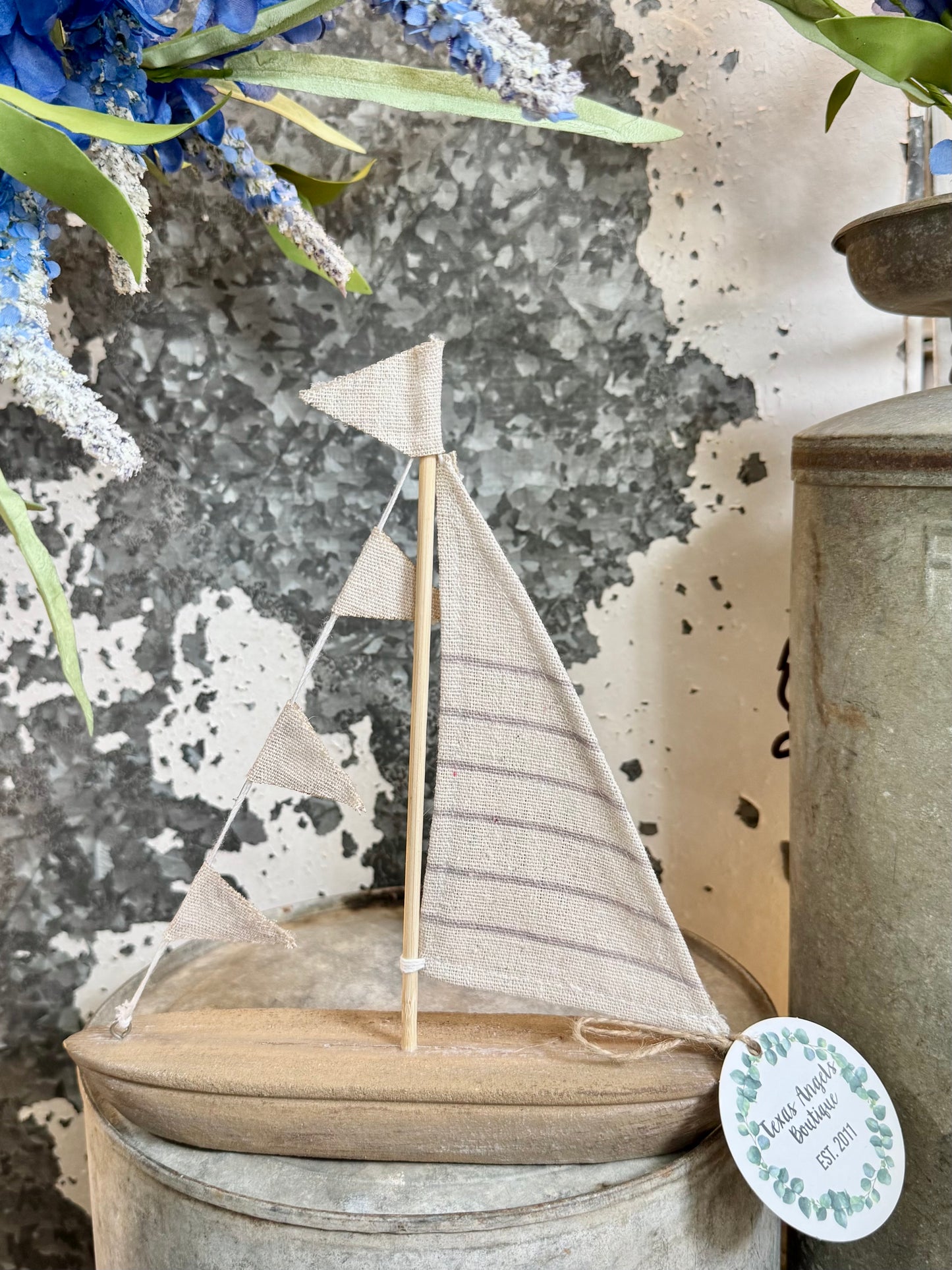 Wooden Sailboat