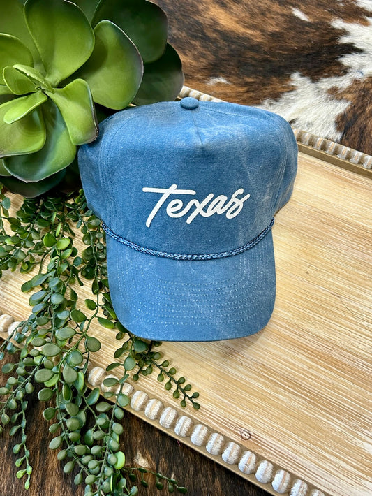 Blue Texas Trucker Cap