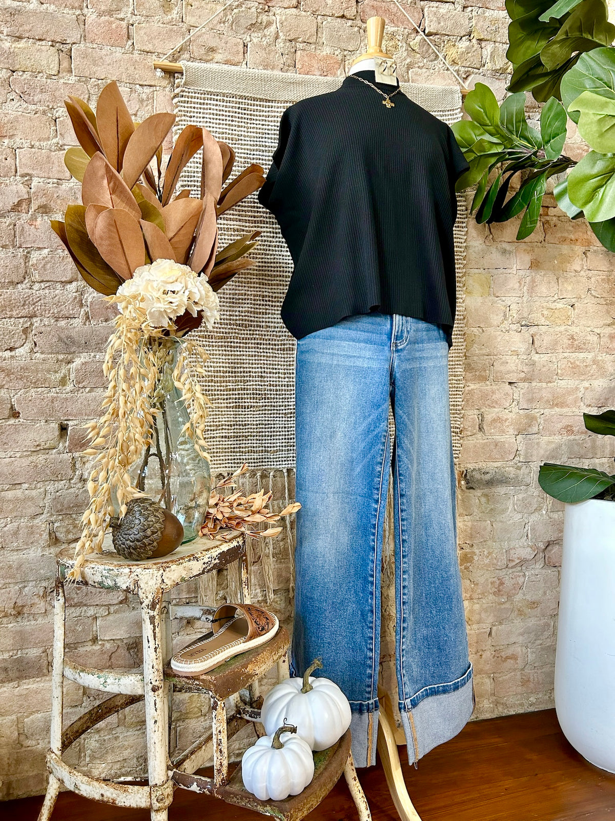 Timeless Black Tunic Top