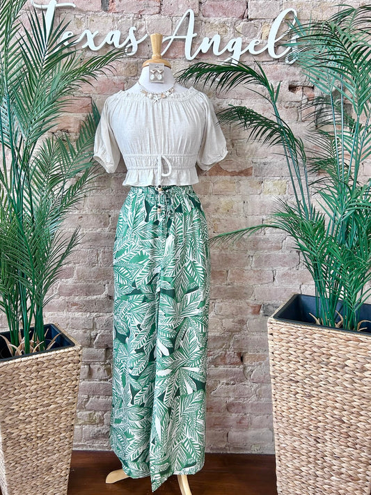 Lucky Linen Off Shoulder Blouse