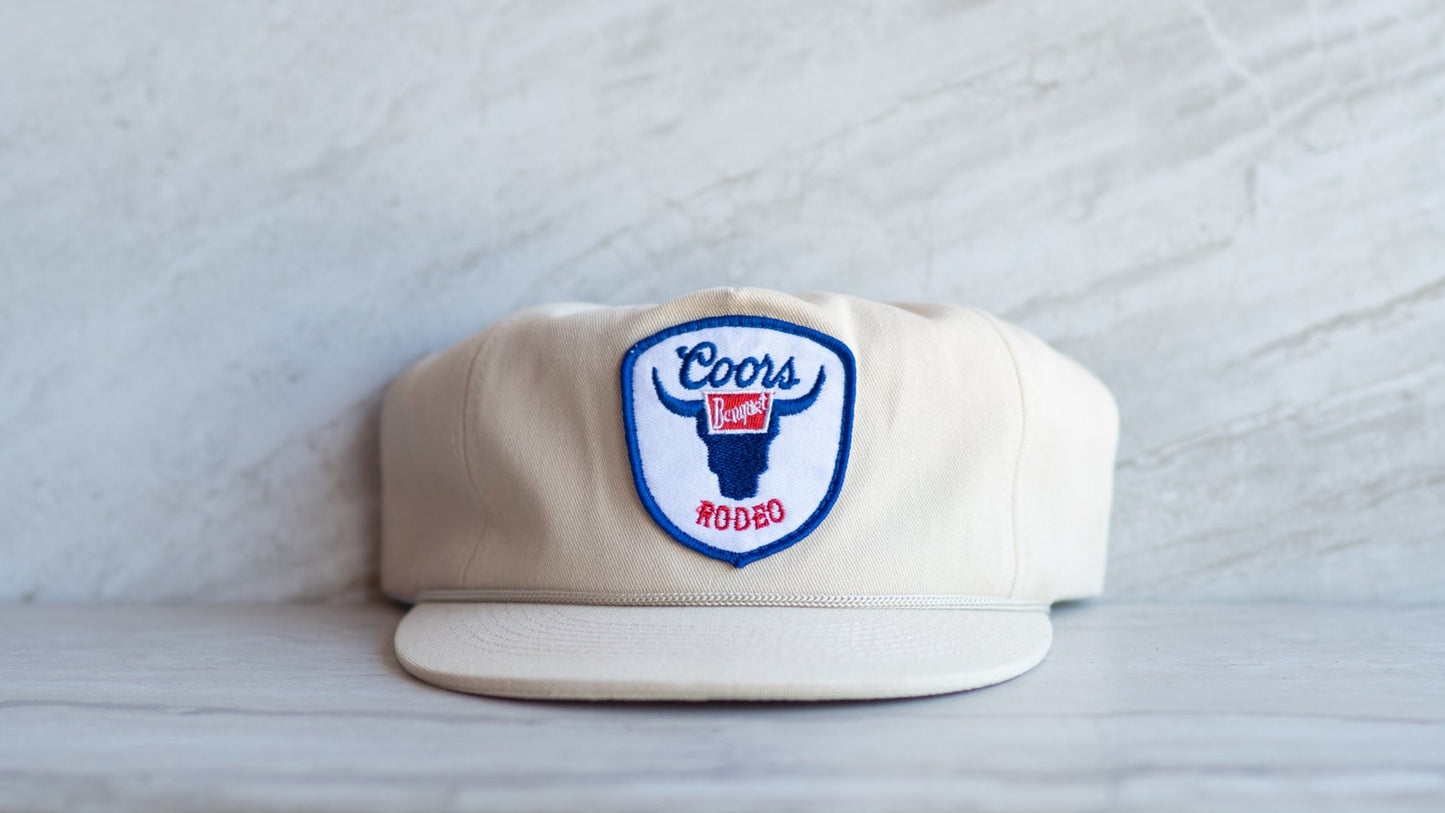 Tan Coors Rodeo Trucker Hat