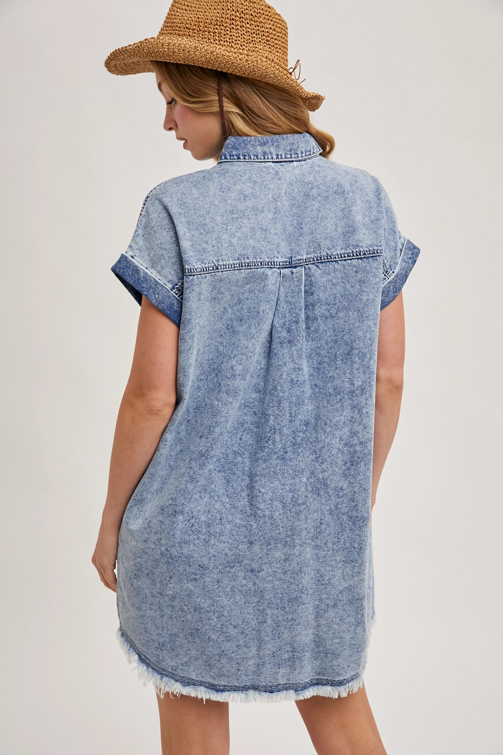 Roll The Rice Denim Dress