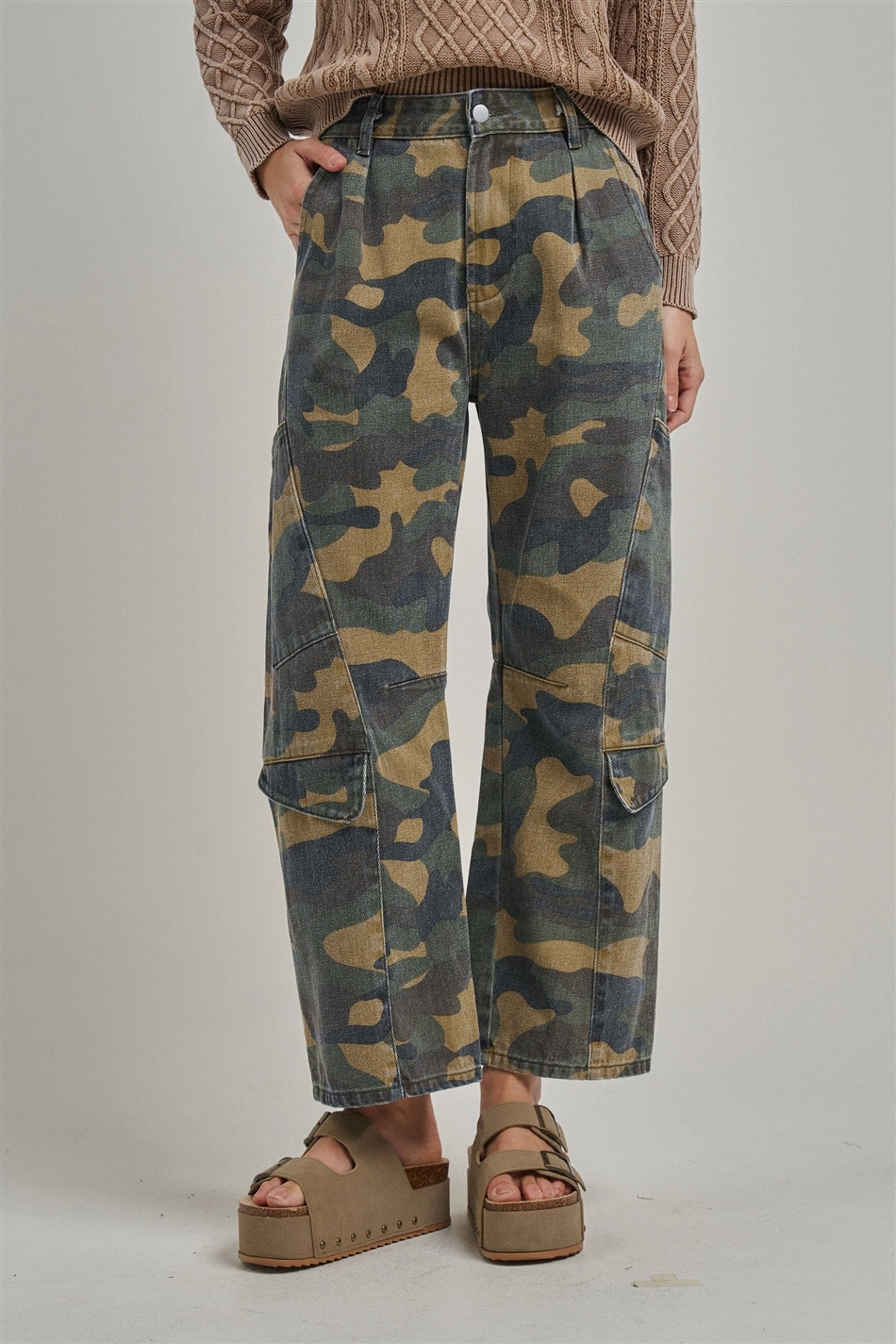 Cant You See Camo Cargo Pants