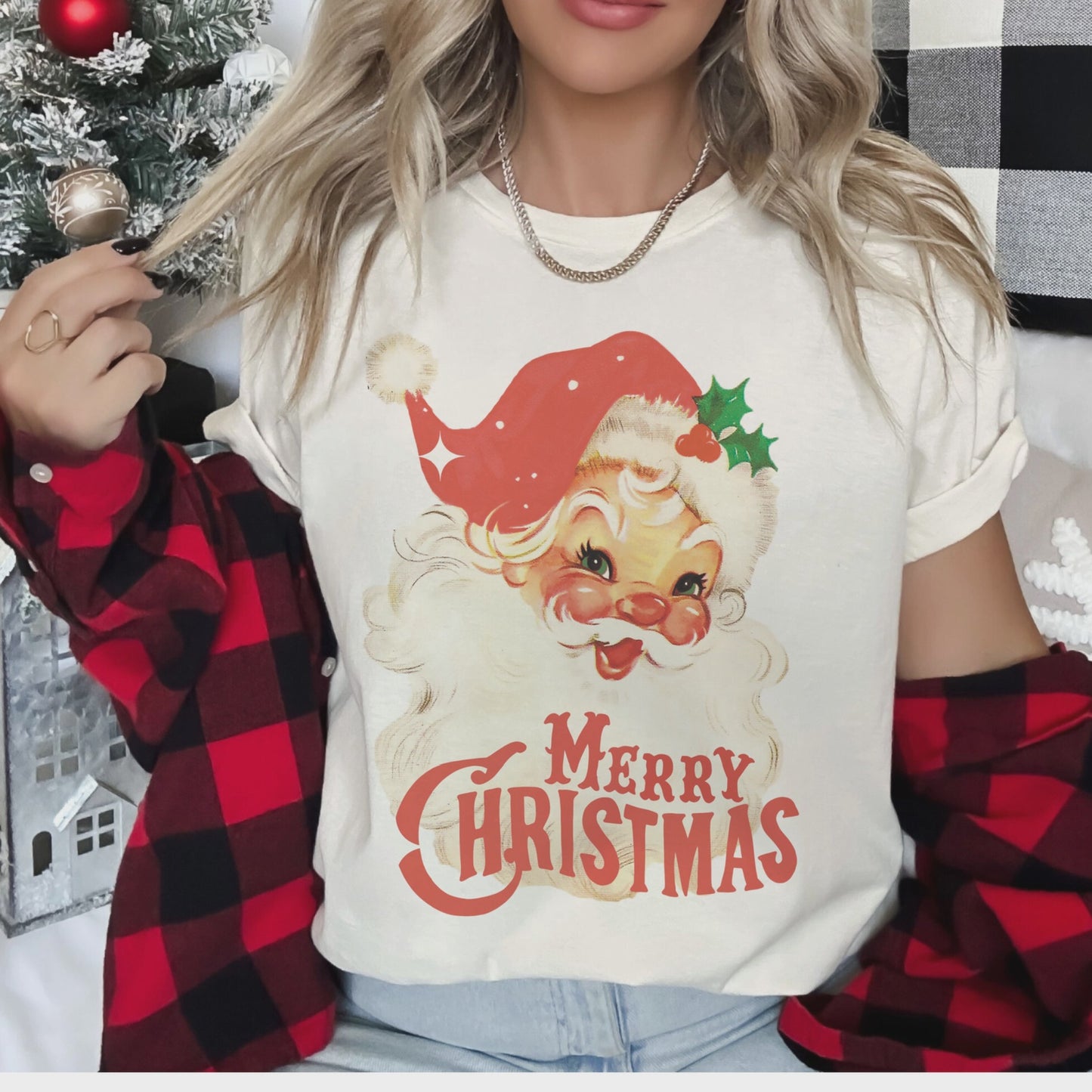 50% Off - Vintage Santa Clause Graphic Tee