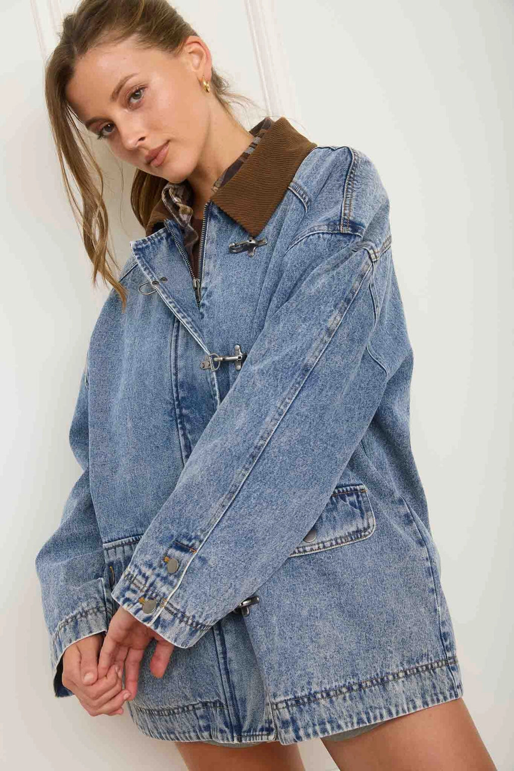 Doin’ Things Right Dark Wash Denim Jacket