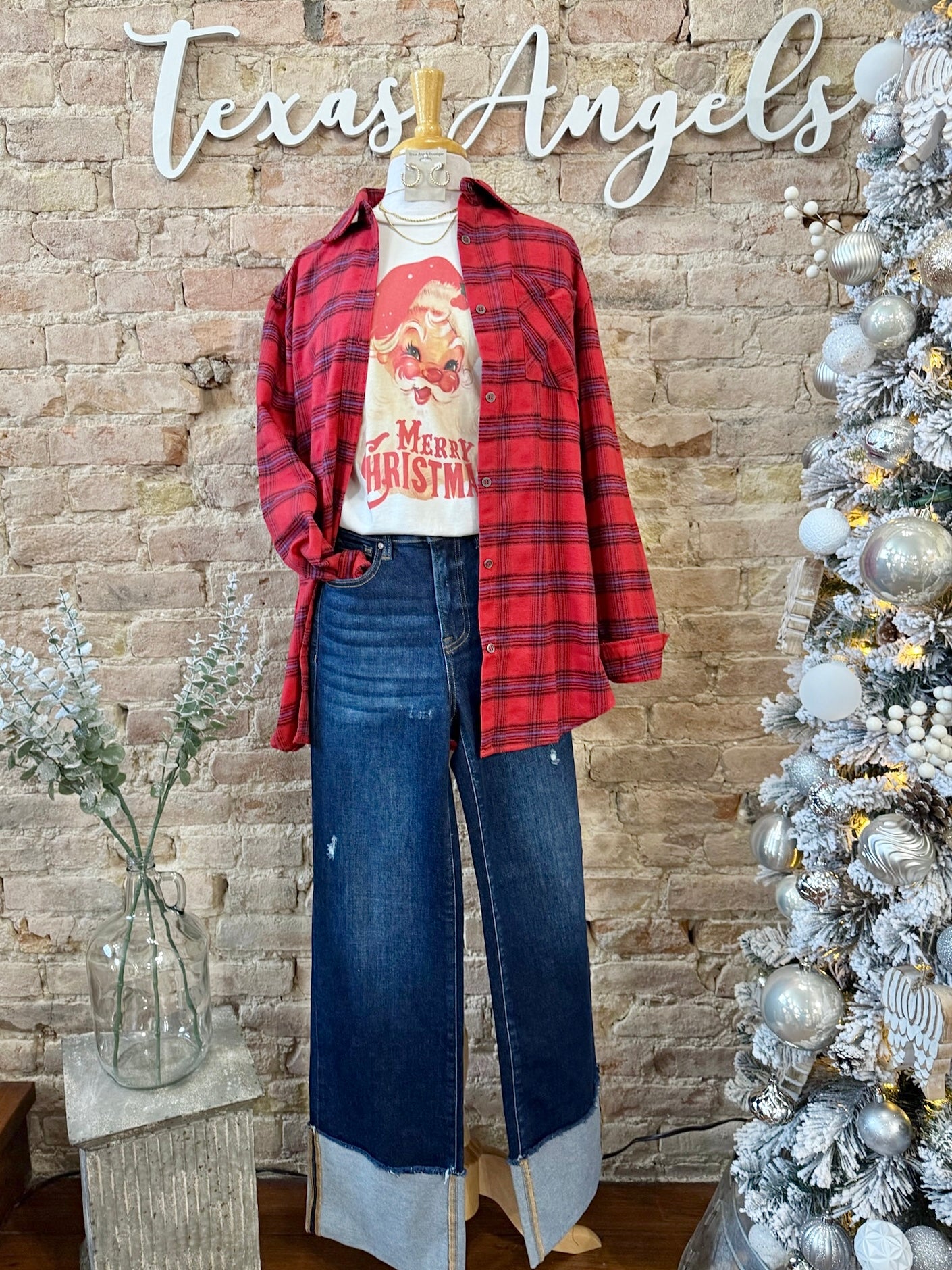 50% Off - Vintage Santa Clause Graphic Tee