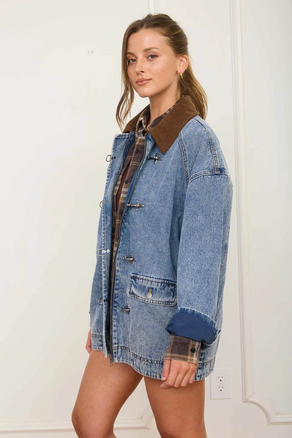 Doin’ Things Right Dark Wash Denim Jacket
