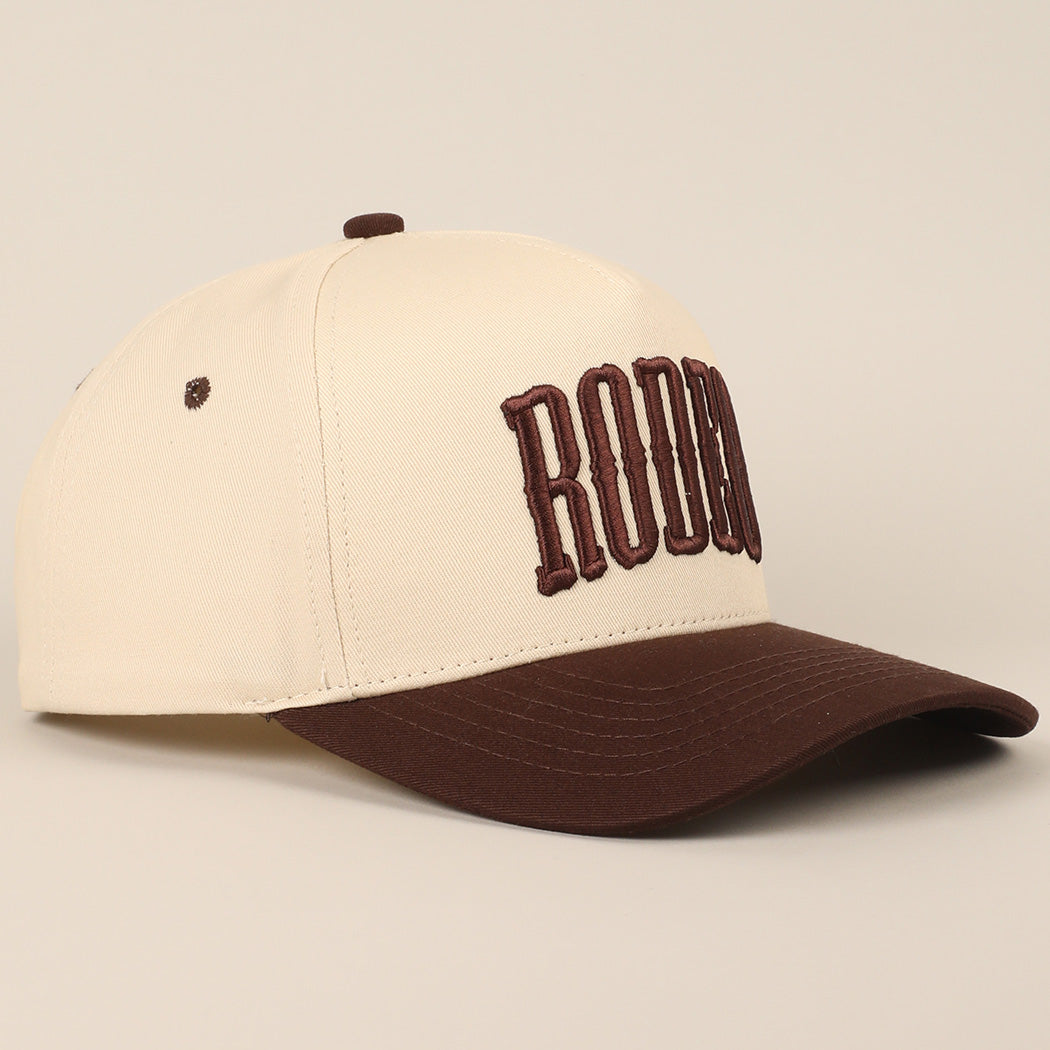 Brown Rodeo Embroidered Trucker Hat