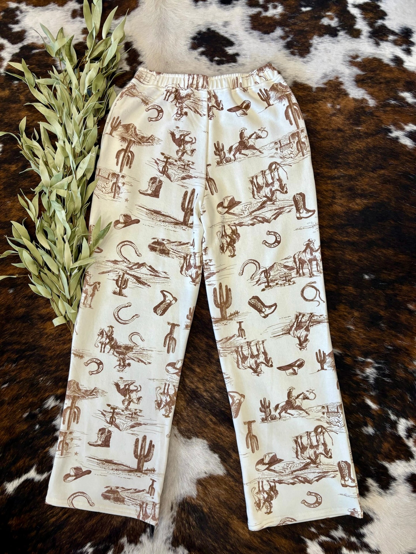 40% Off - West Texas Western Print Joggers