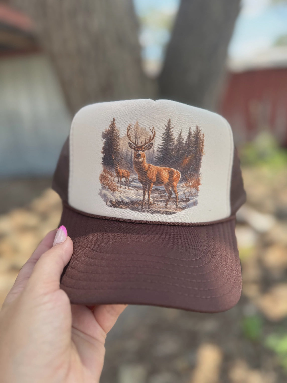 Deer Season Brown Trucker Hat