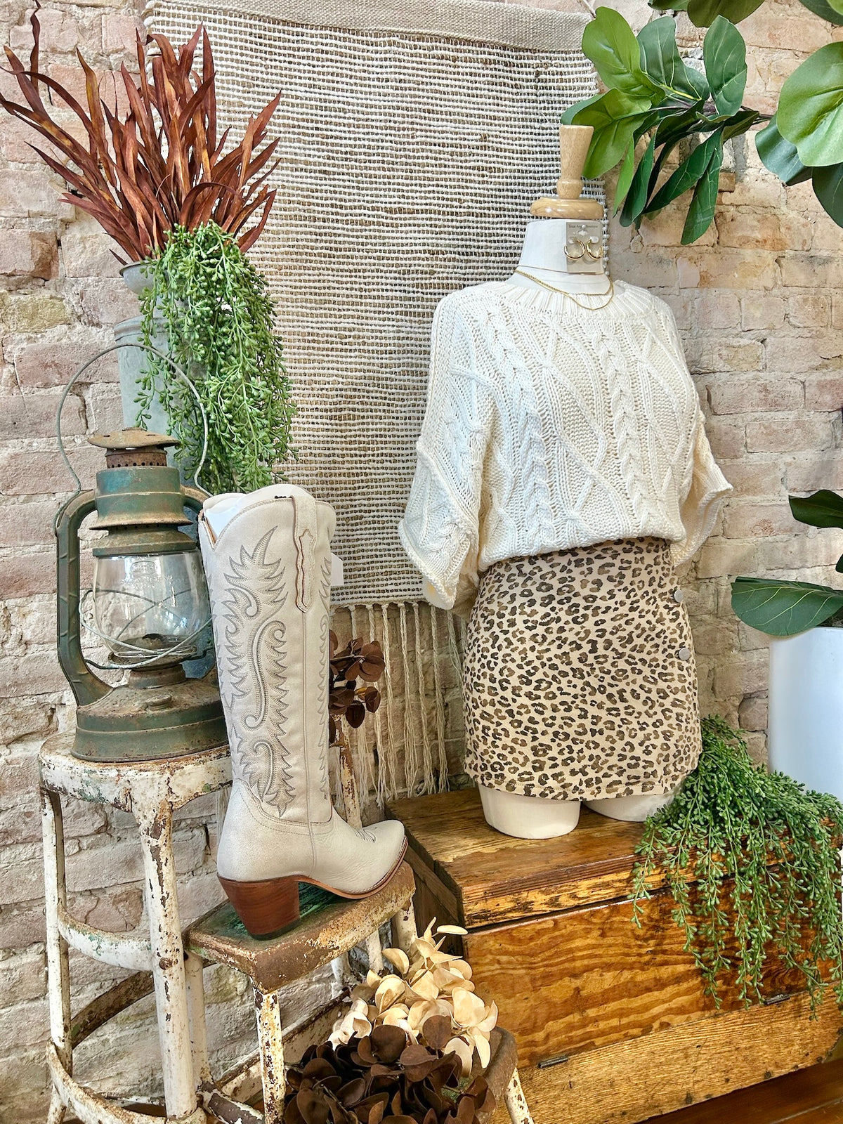 Snuggle & Cuddle Cream Knit Sweater