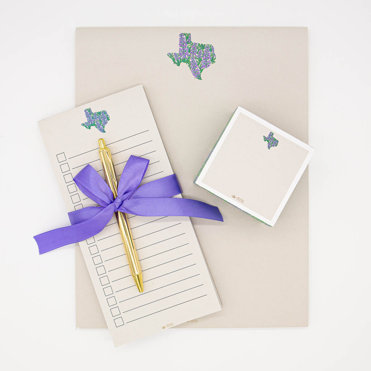 Texas Bluebonnet Note Cube