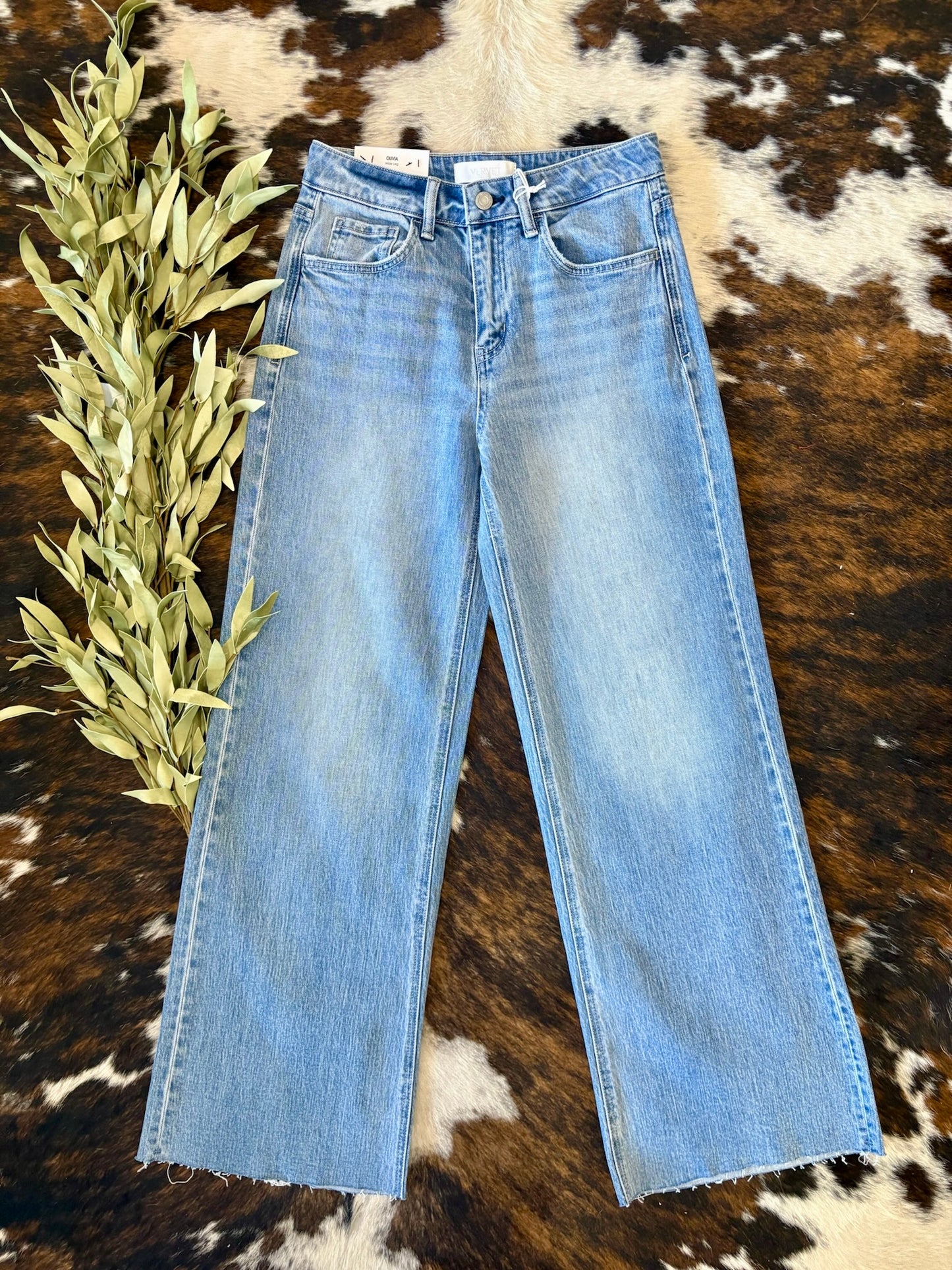 Wholehearted Wide Leg Vervet By Flying Monkey Jeans