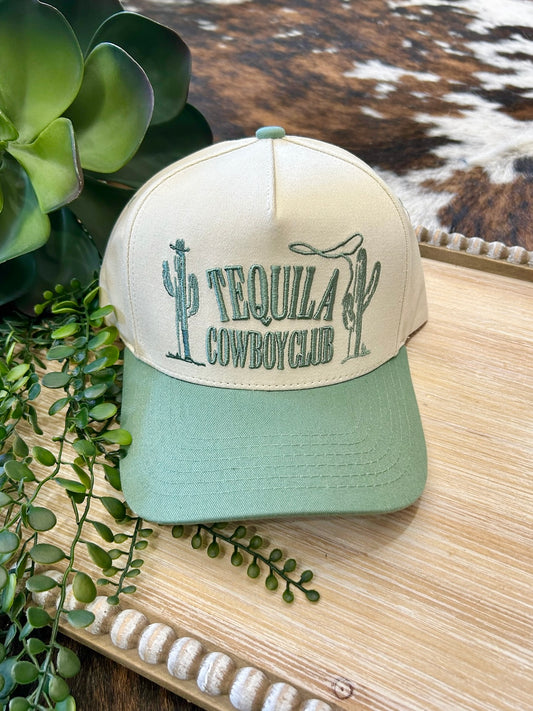 Tequila Cowboy Club Sage Trucker Hat