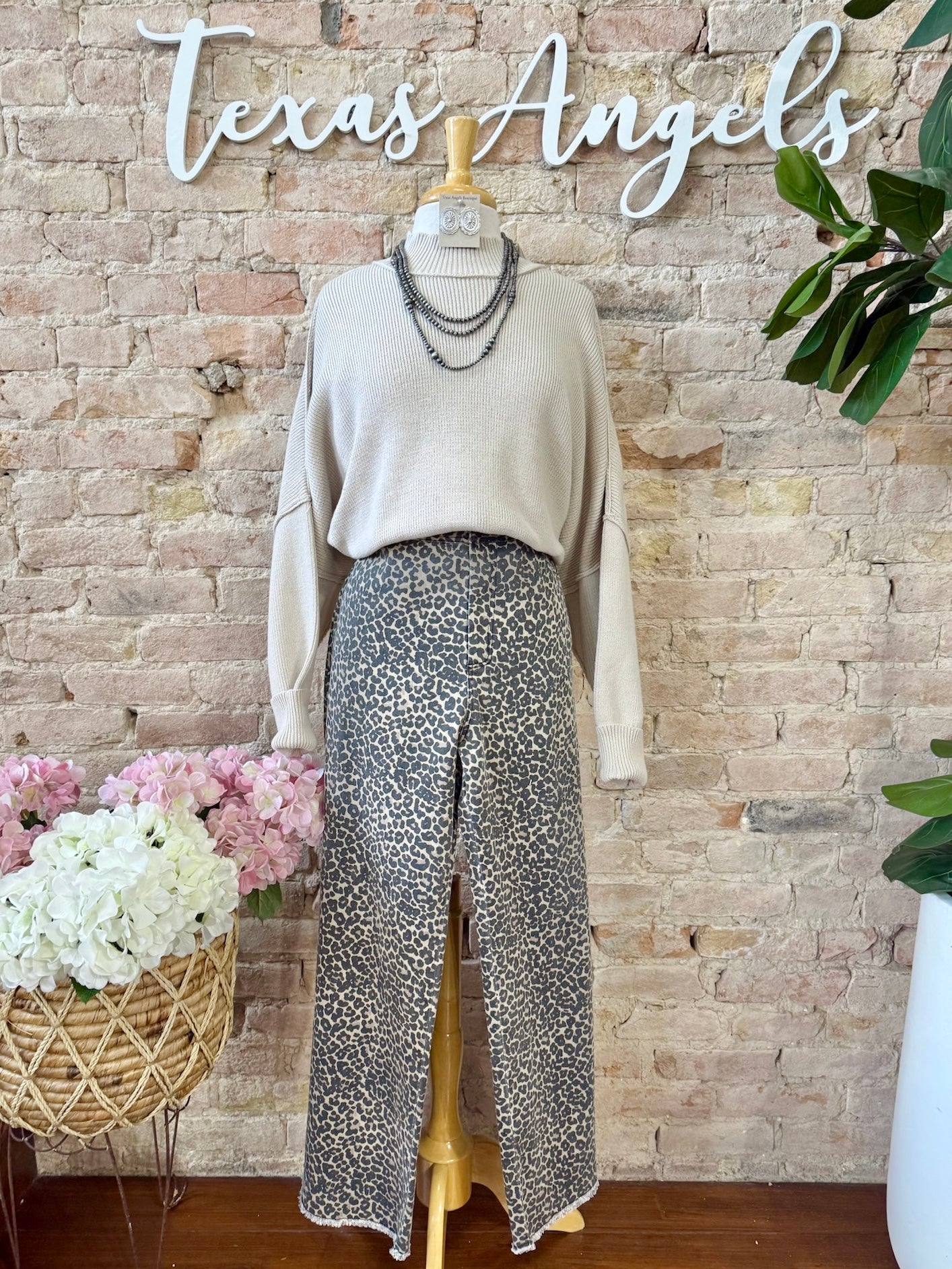 Basically The Best Beige Oversized Sweater