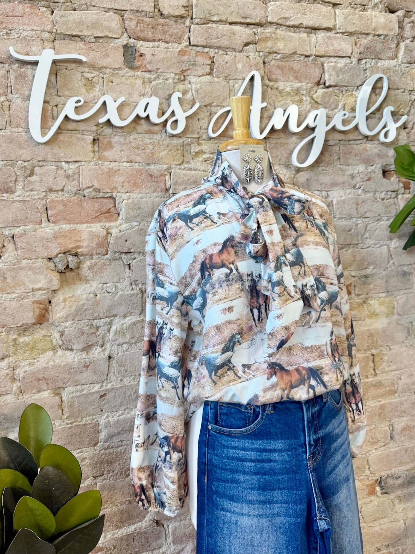 Wild & Free Western Blouse