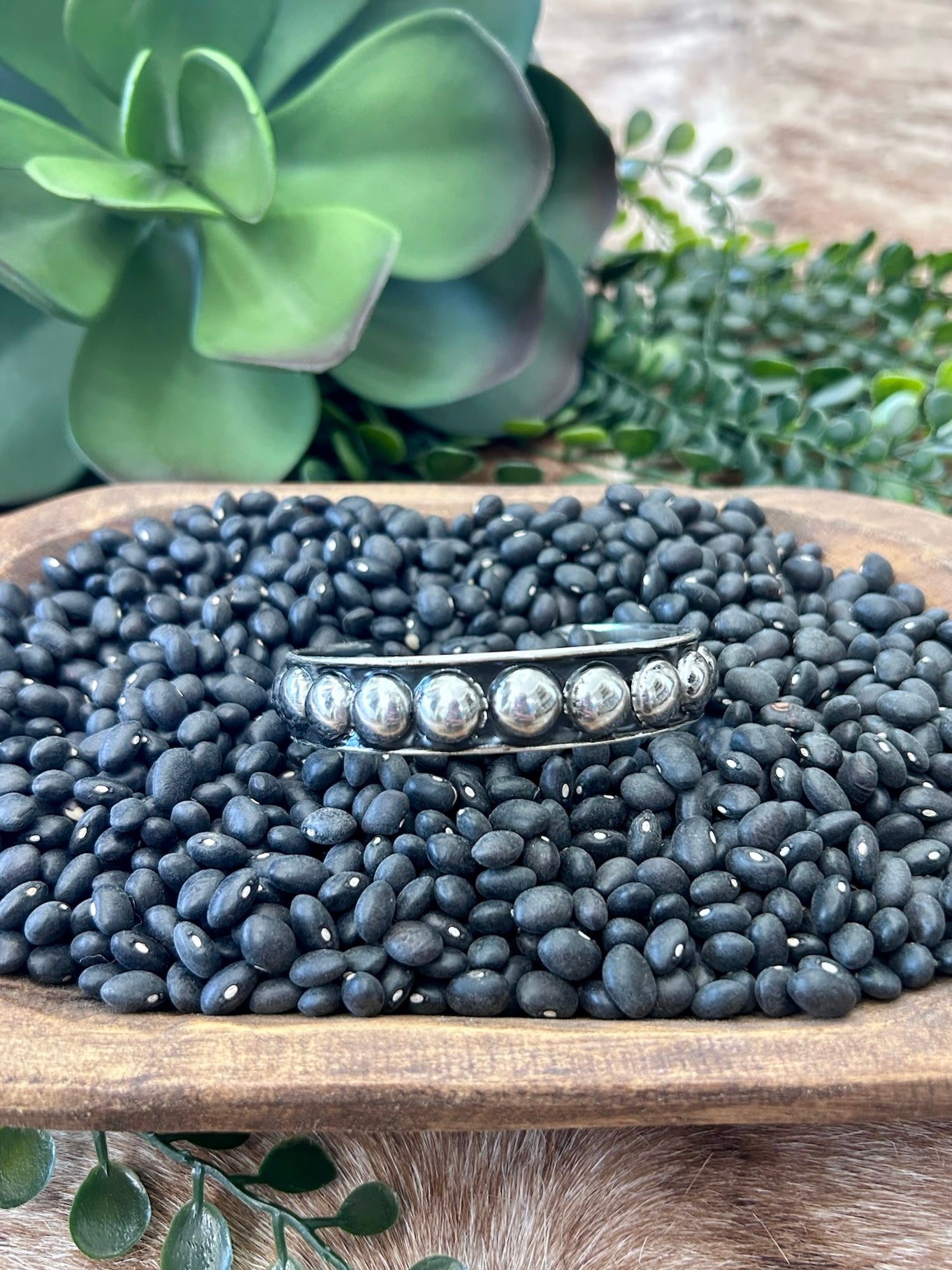 Large Silver Bangle