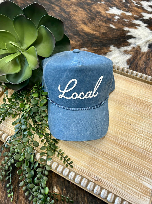 Blue Local Trucker Cap