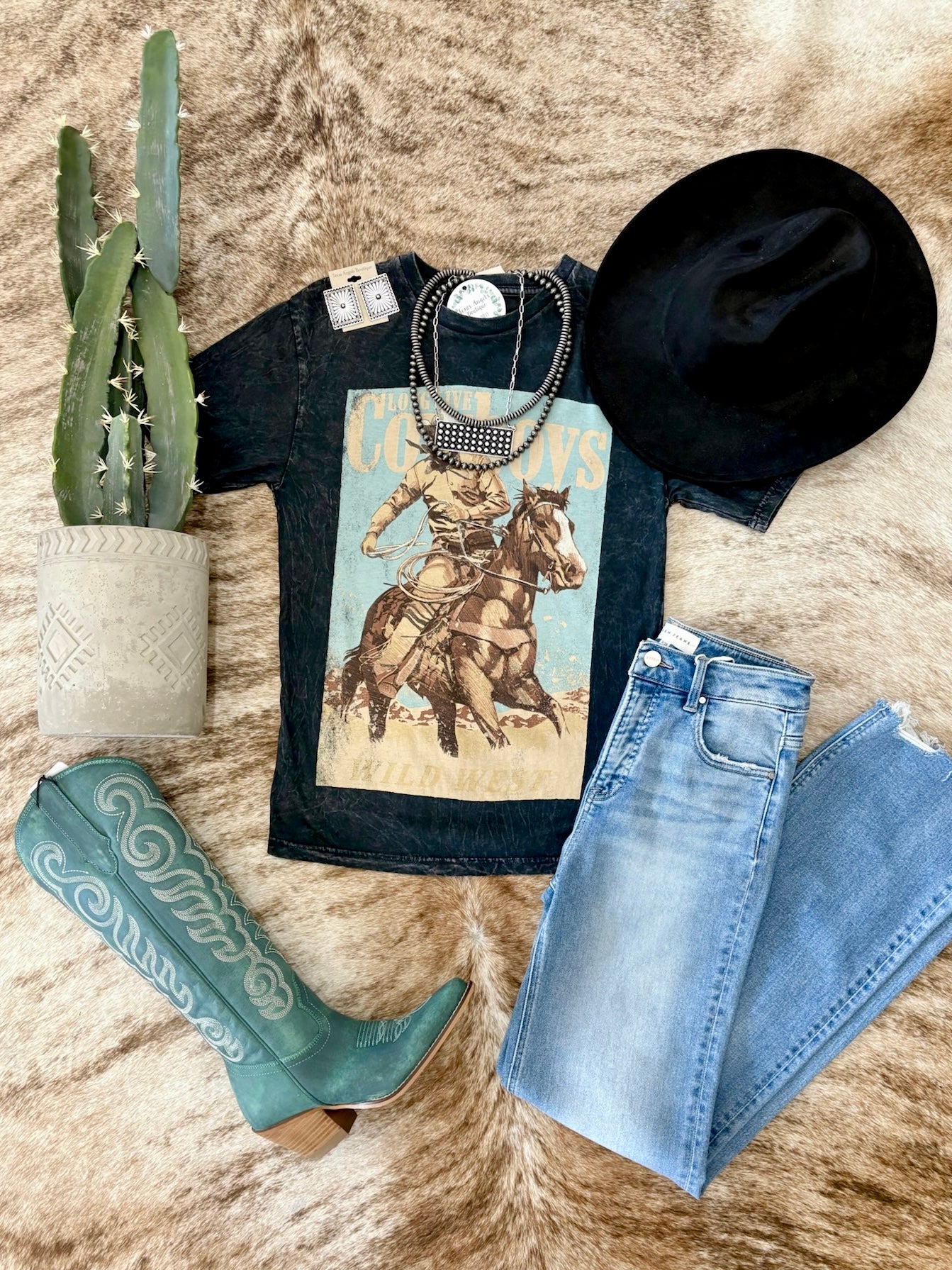 Cowboys Wild West Graphic Tee
