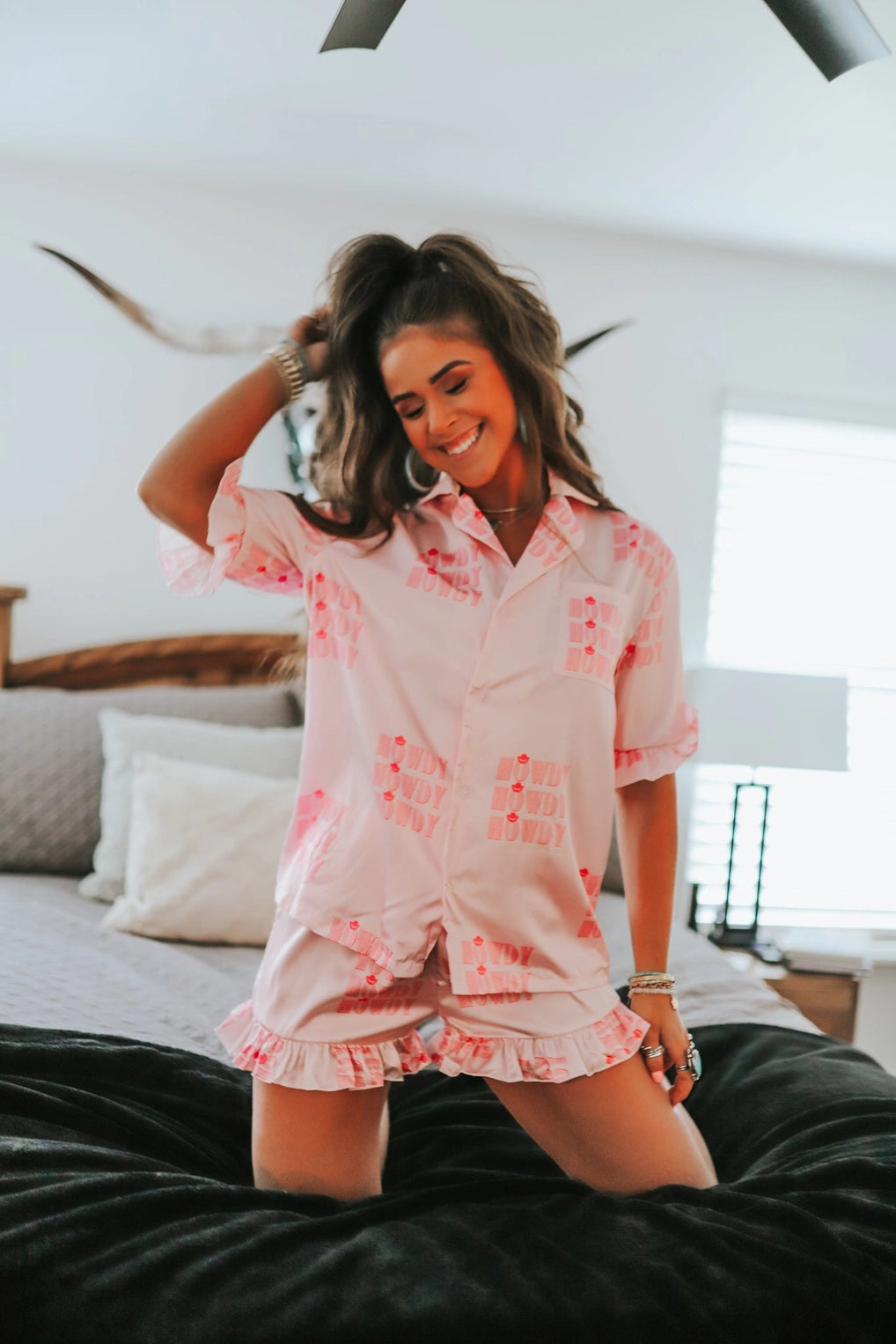 Howdy Pink PJ Set