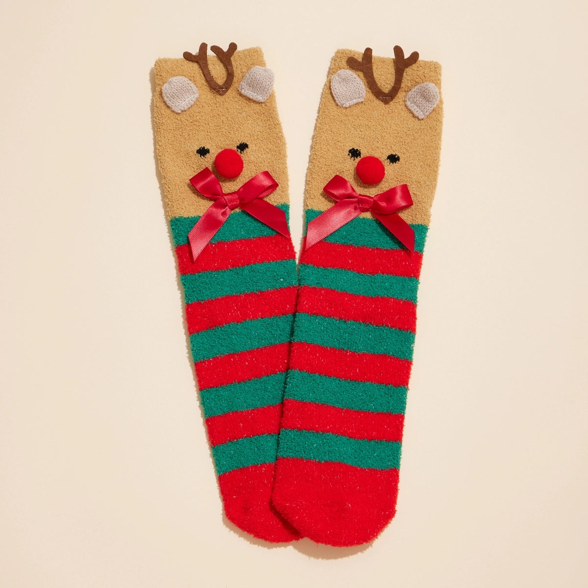 50% Off - Classic Christmas Fuzzy Socks