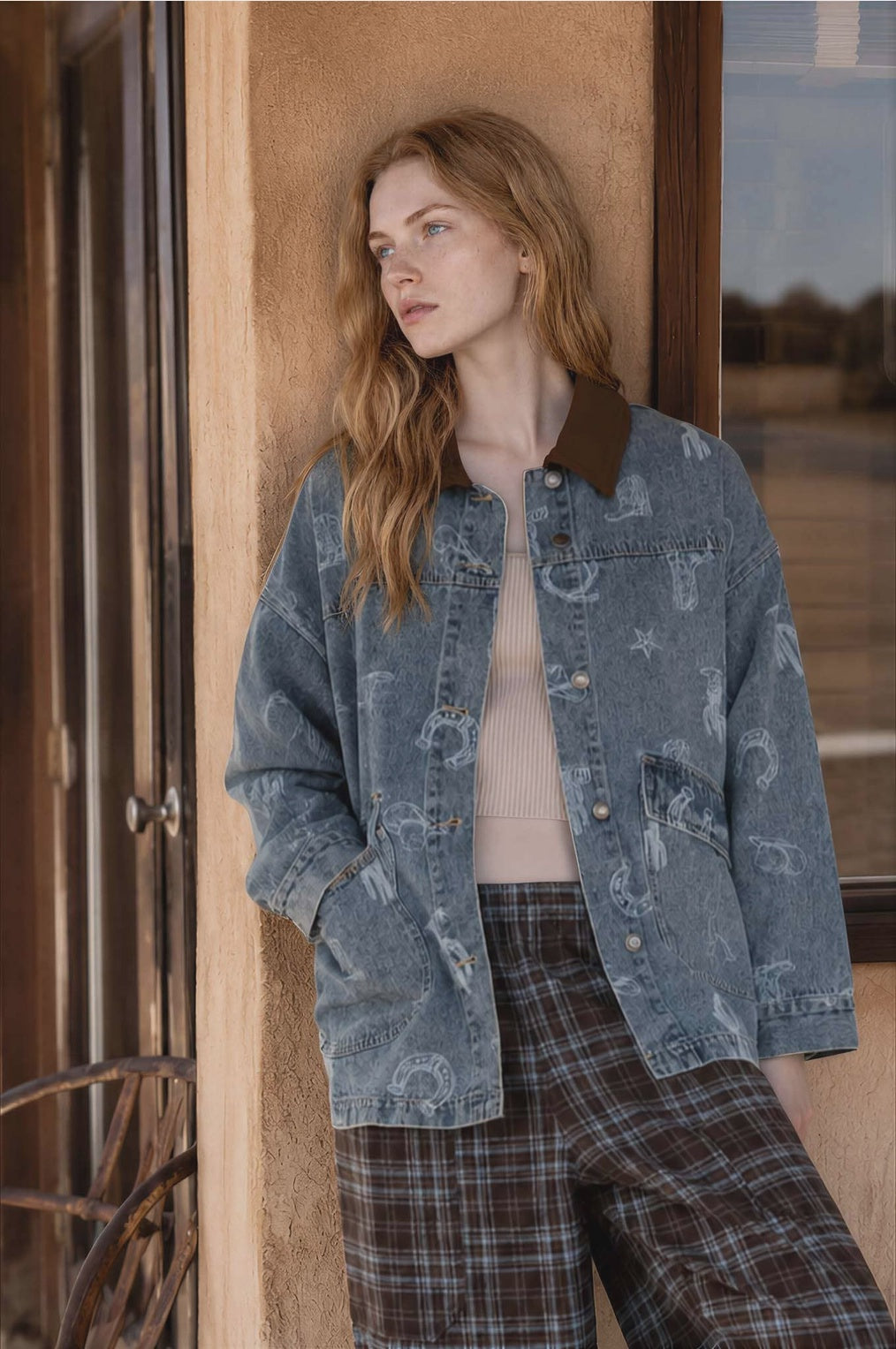 Saddle Up Cowgirl Western Denim Jacket