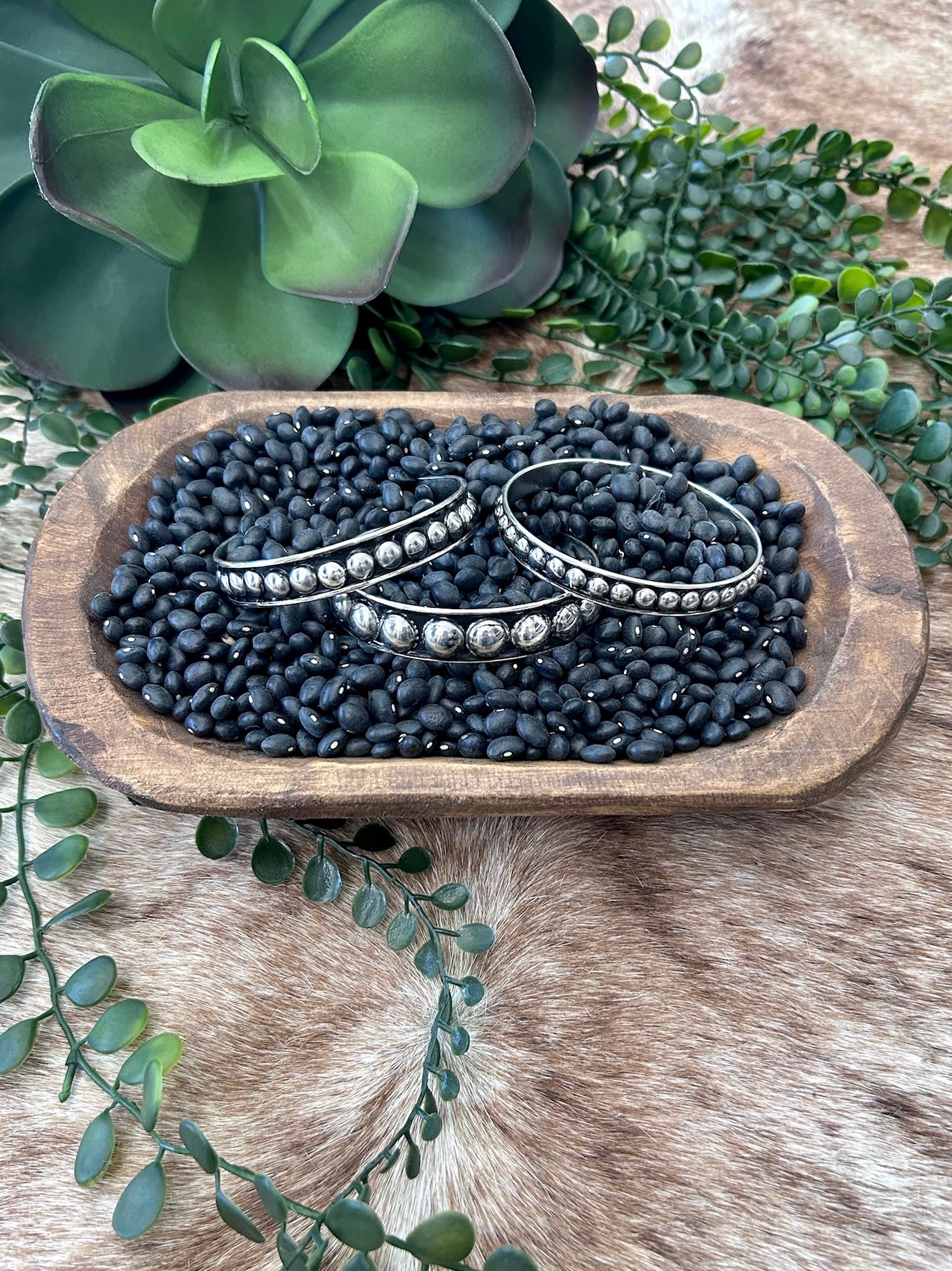 Small Silver Bangle