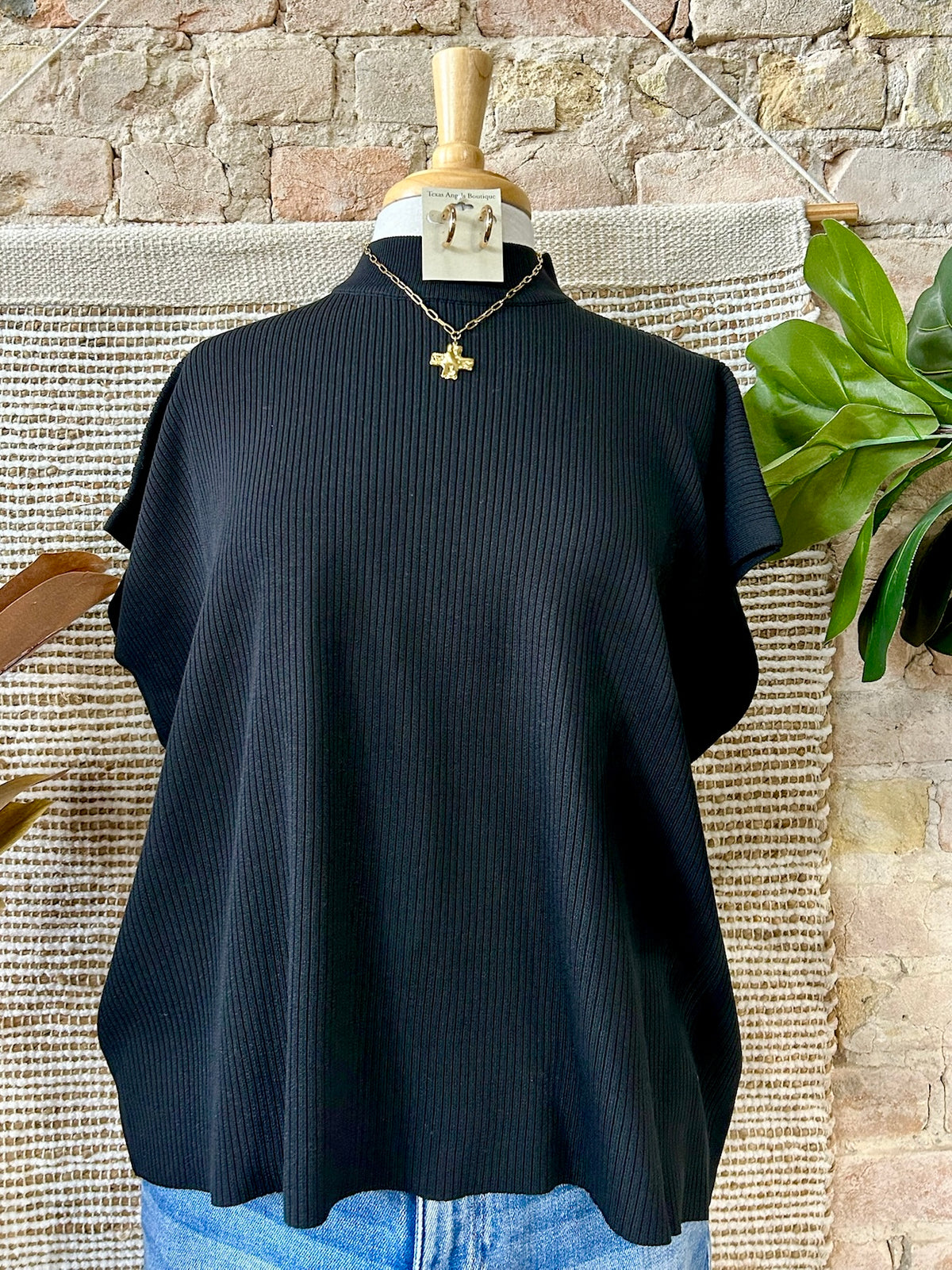 Timeless Black Tunic Top