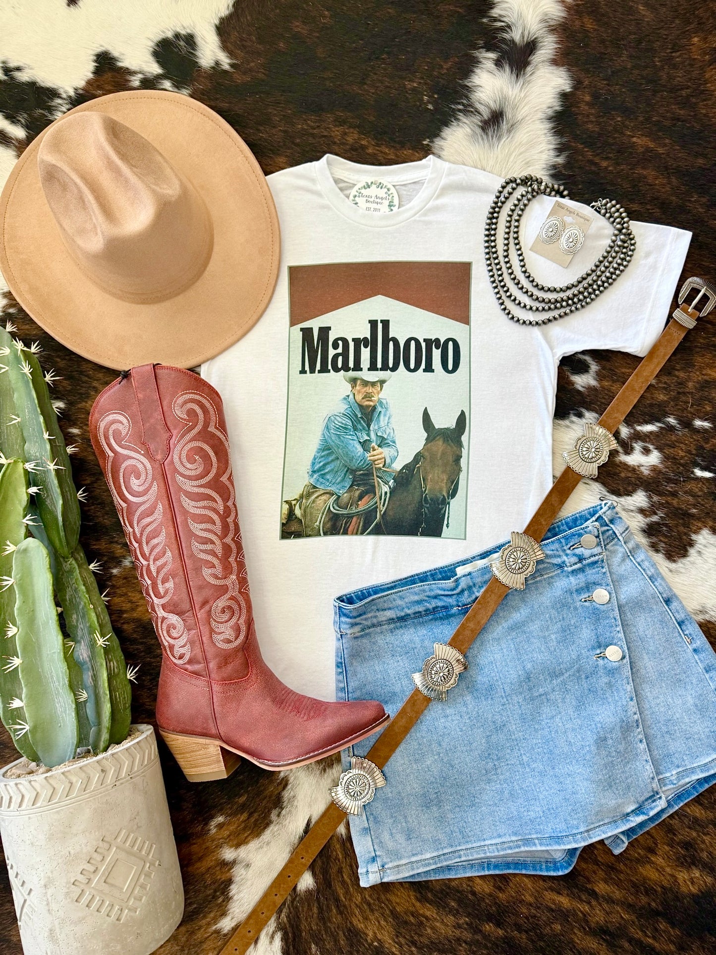 Should’ve Been A Marlboro Cowboy Graphic Tee