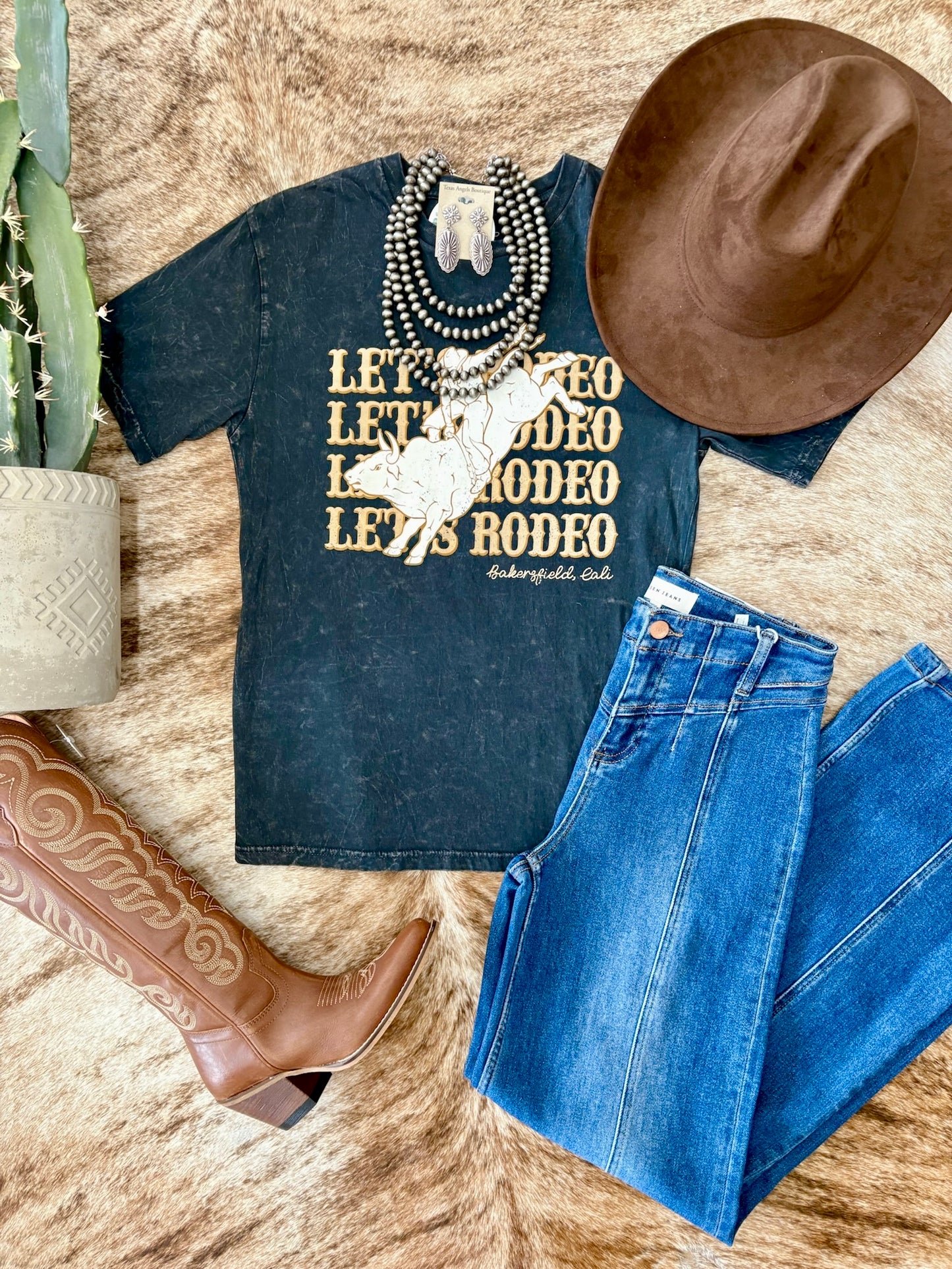 40% Off - Lets Rodeo Graphic Tee