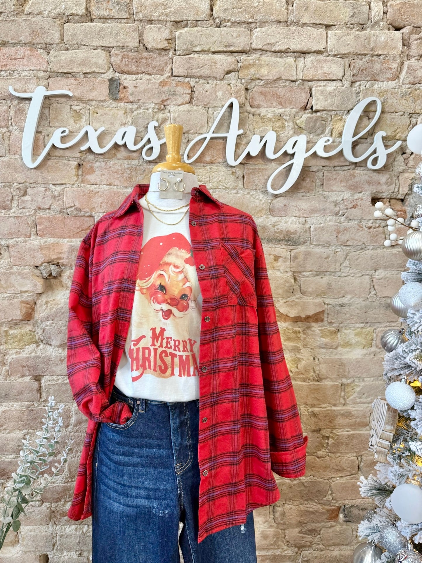50% Off - Vintage Santa Clause Graphic Tee