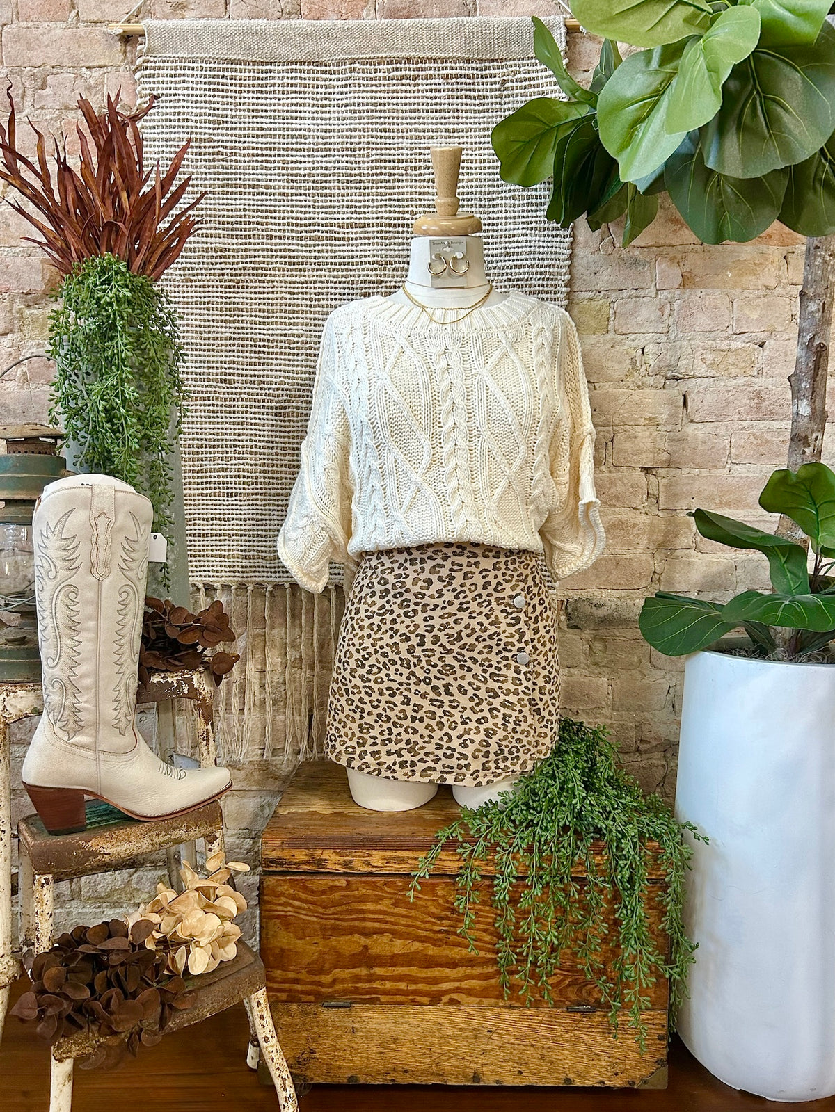 Snuggle & Cuddle Cream Knit Sweater