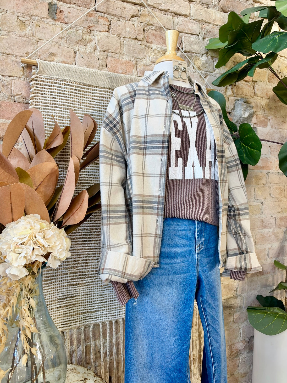 Texas On My Mind Brown Sweatshirt