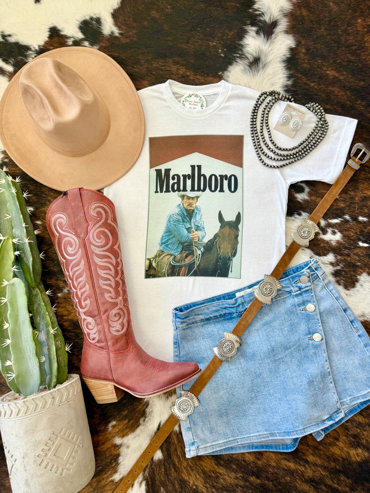 Should’ve Been A Marlboro Cowboy Graphic Tee