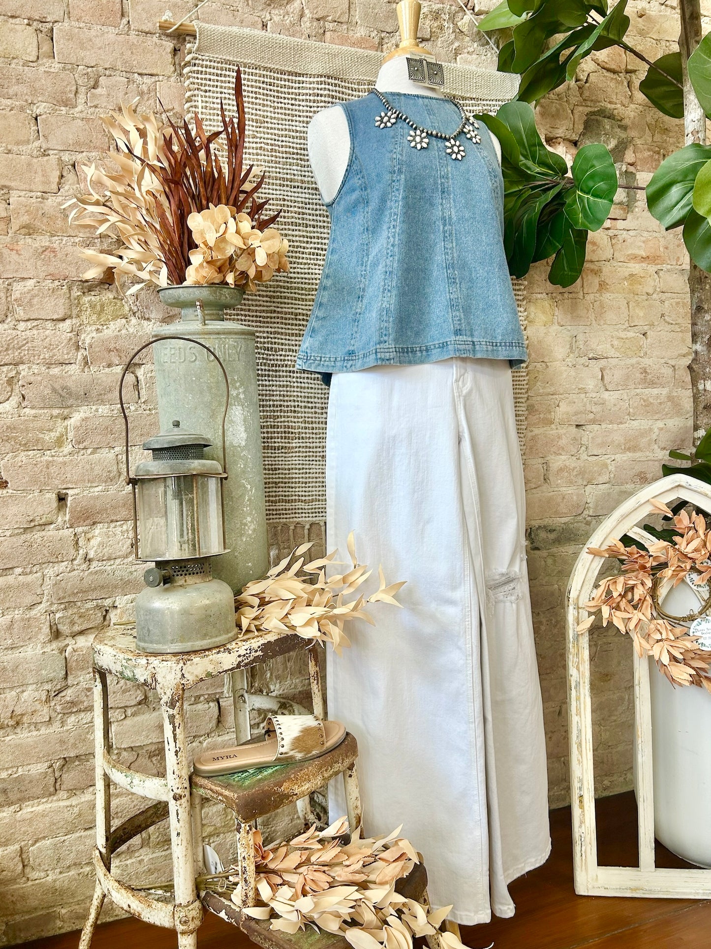 Outskirts Of Town Denim Tank