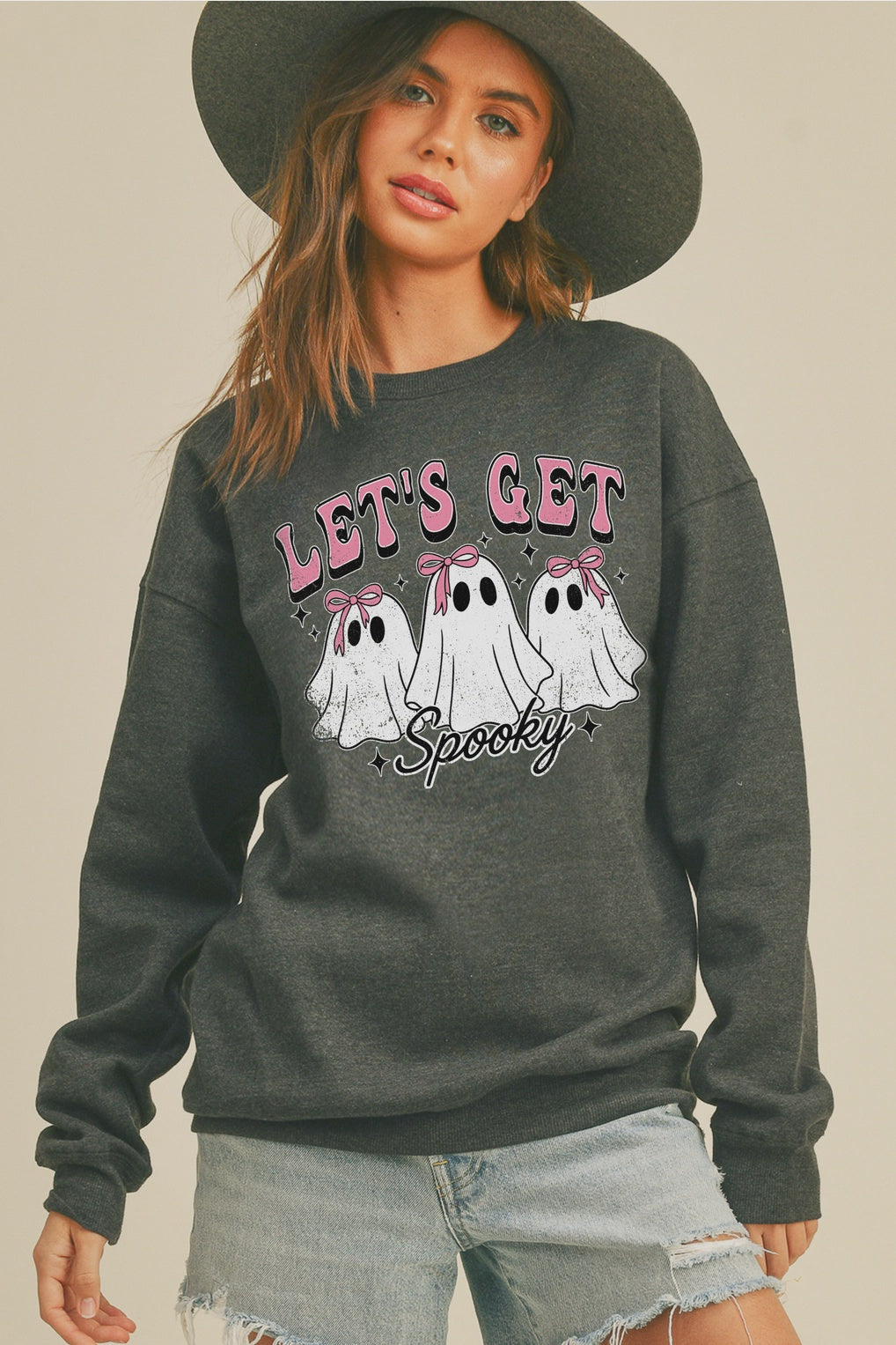 Let's Get Spooky Black Sweatshirt