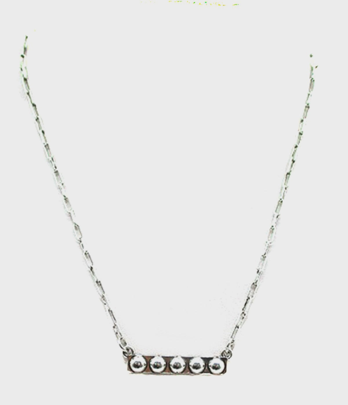 Silver Bar Necklace
