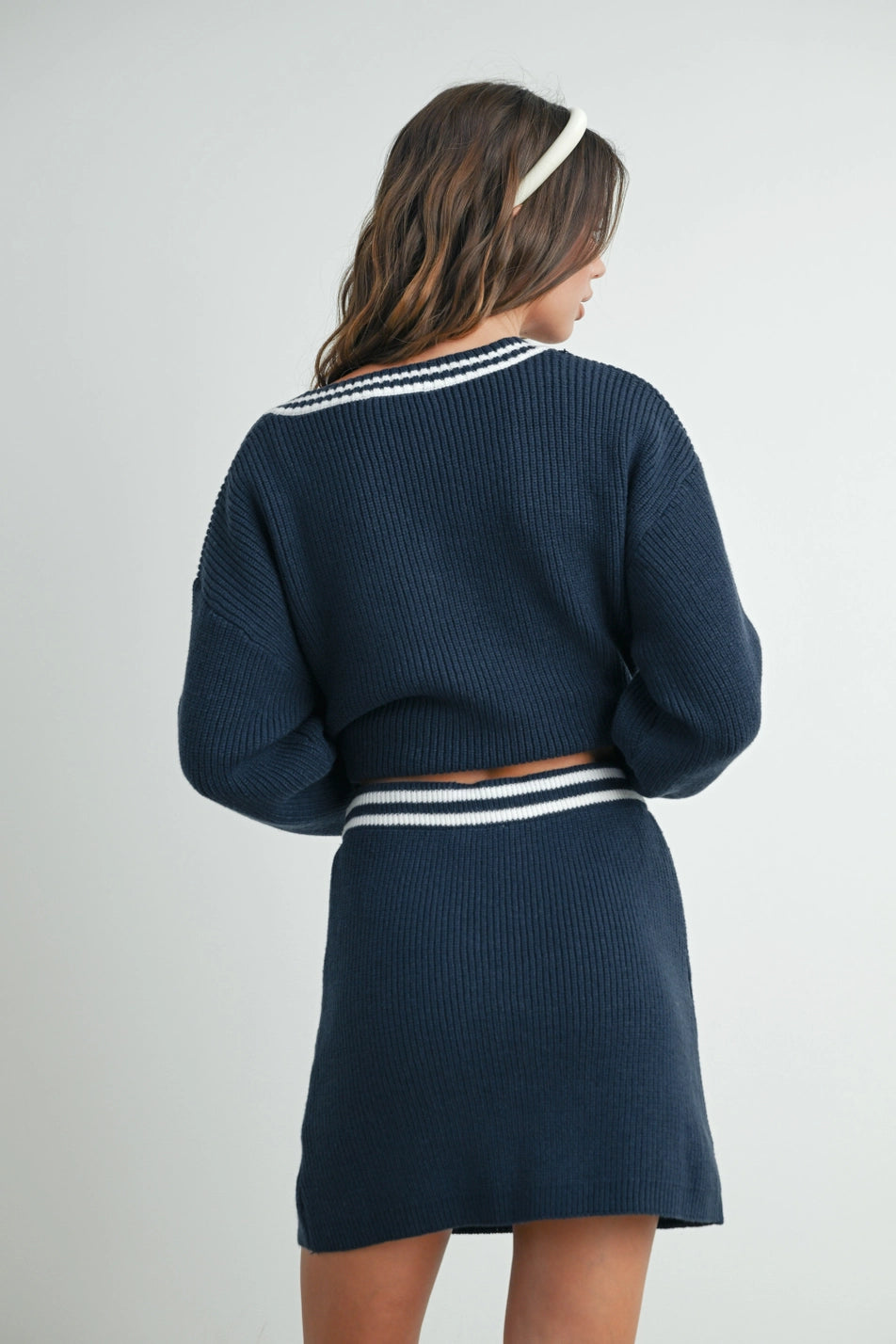 Nautical In Navy Skirt