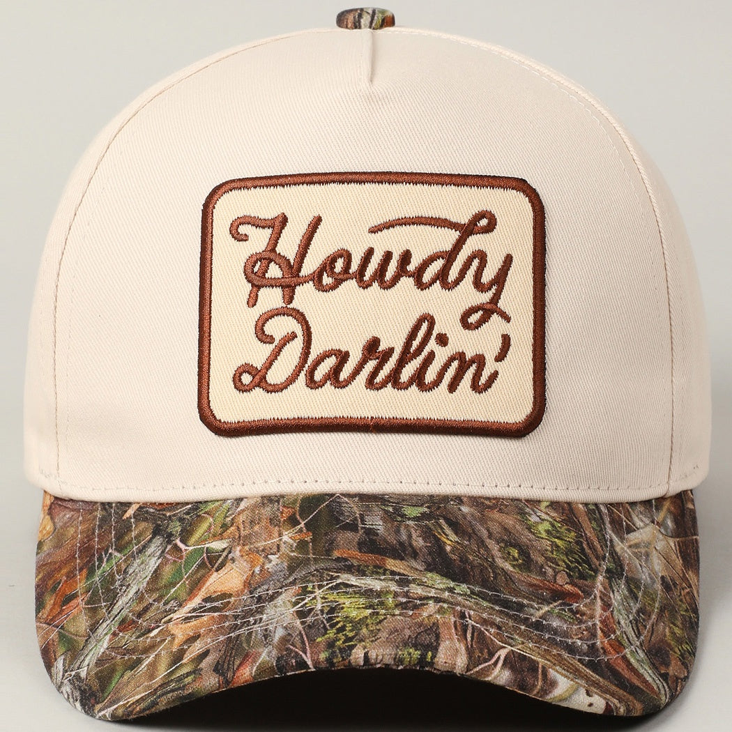 Howdy Darlin' Camo Trucker Hat