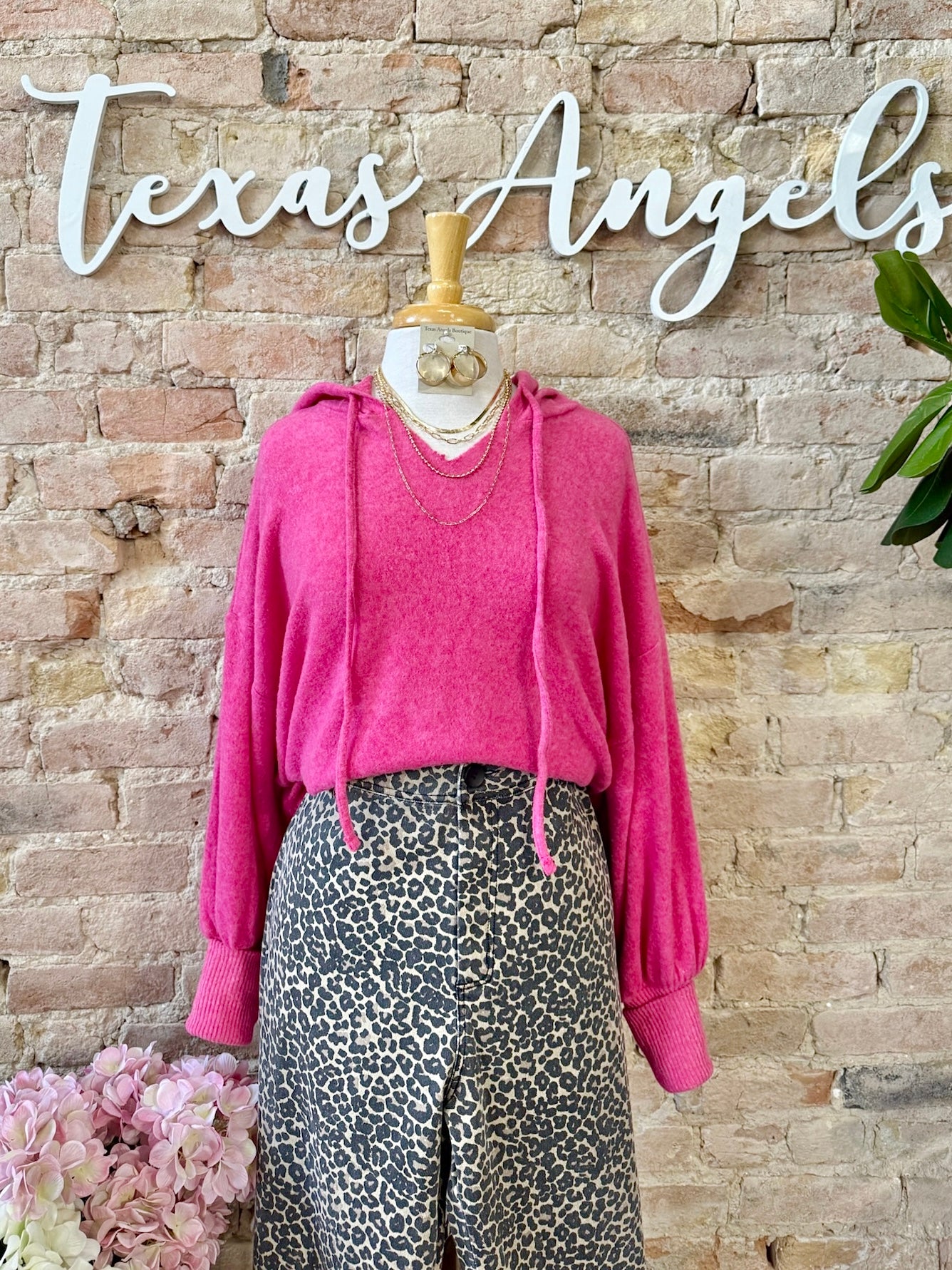 The Hottie In The Hot Pink Hoodie