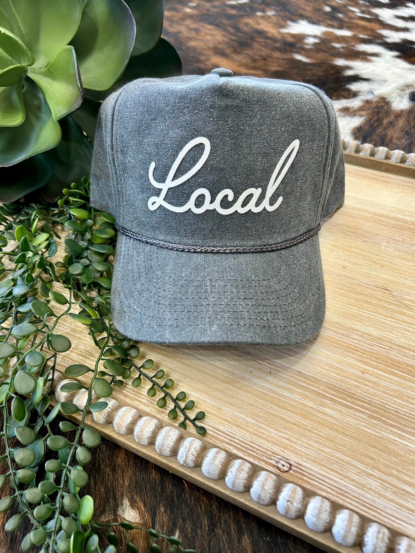 Grey Local Trucker Cap