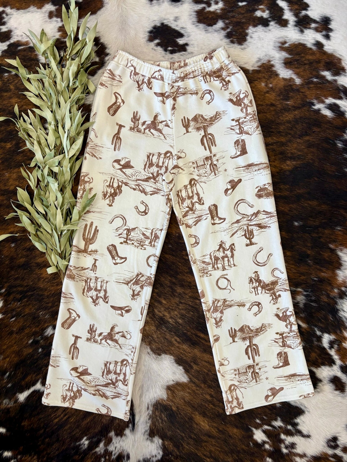 40% Off - West Texas Western Print Joggers