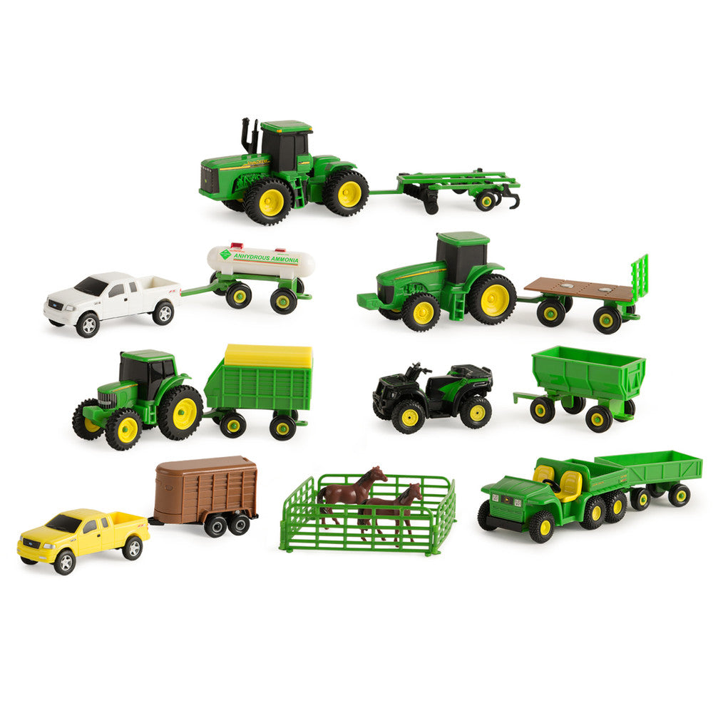 John Deere 20 Piece Tractor Toy Set